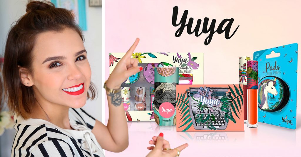 Tras haber trabajado en la promoción de productos. La influencer Yuya ha decidido lanzar su propia marca de maquillaje y hacer publicidad de esta.