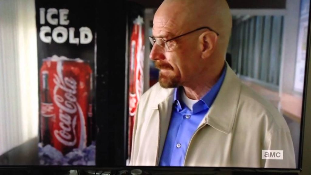 Coca-Cola haciendo product placement en la serie Breaking Bad.
